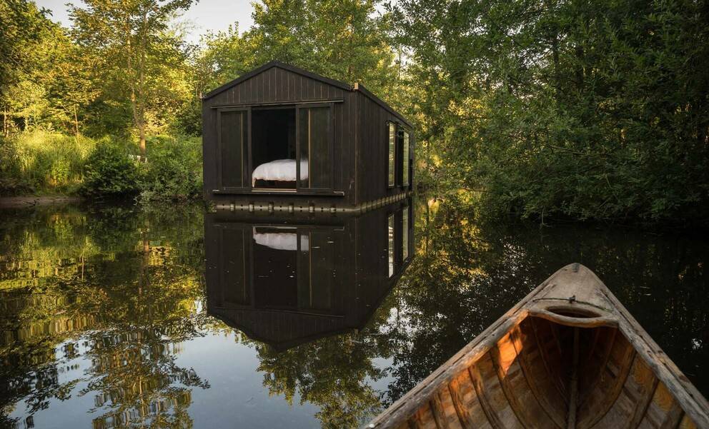 Un écolodge en bord de mer