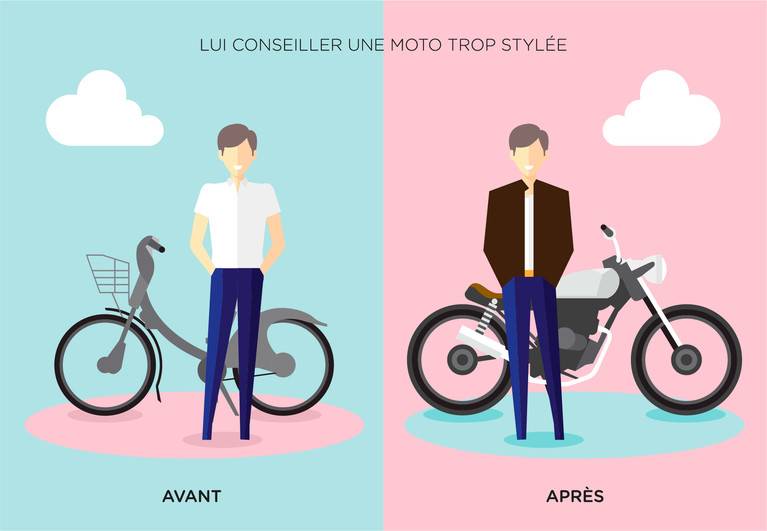 4 - L′emmener chez un styliste pour son deux roues