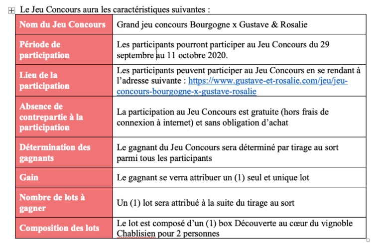 2. CARACTERISTIQUES DU JEU CONCOURS